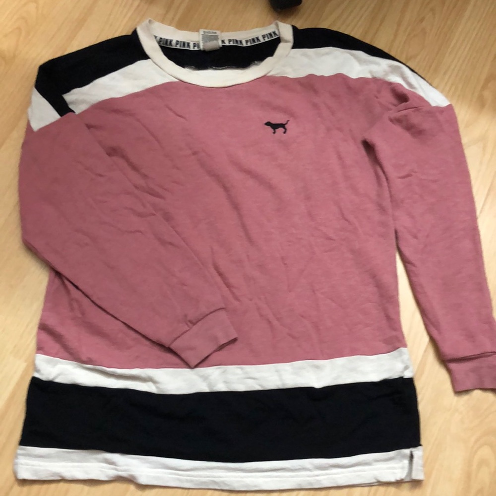 VS PINK oversized crewneck sweater
